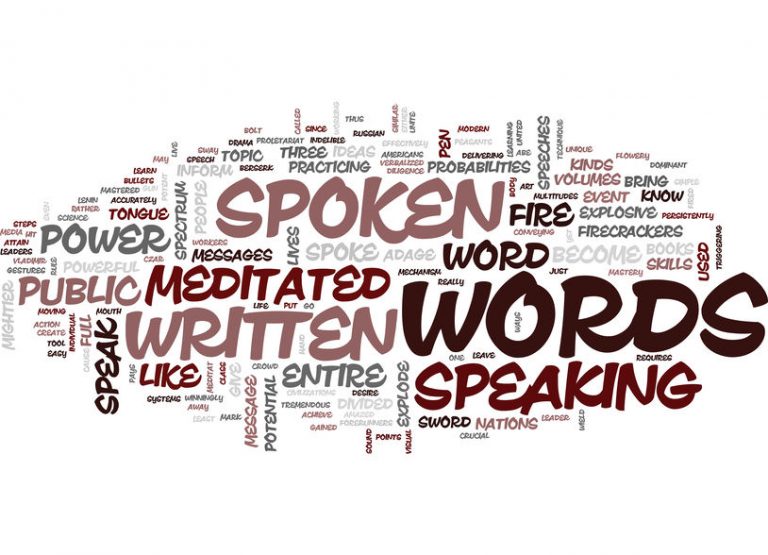 speech spoken word meaning